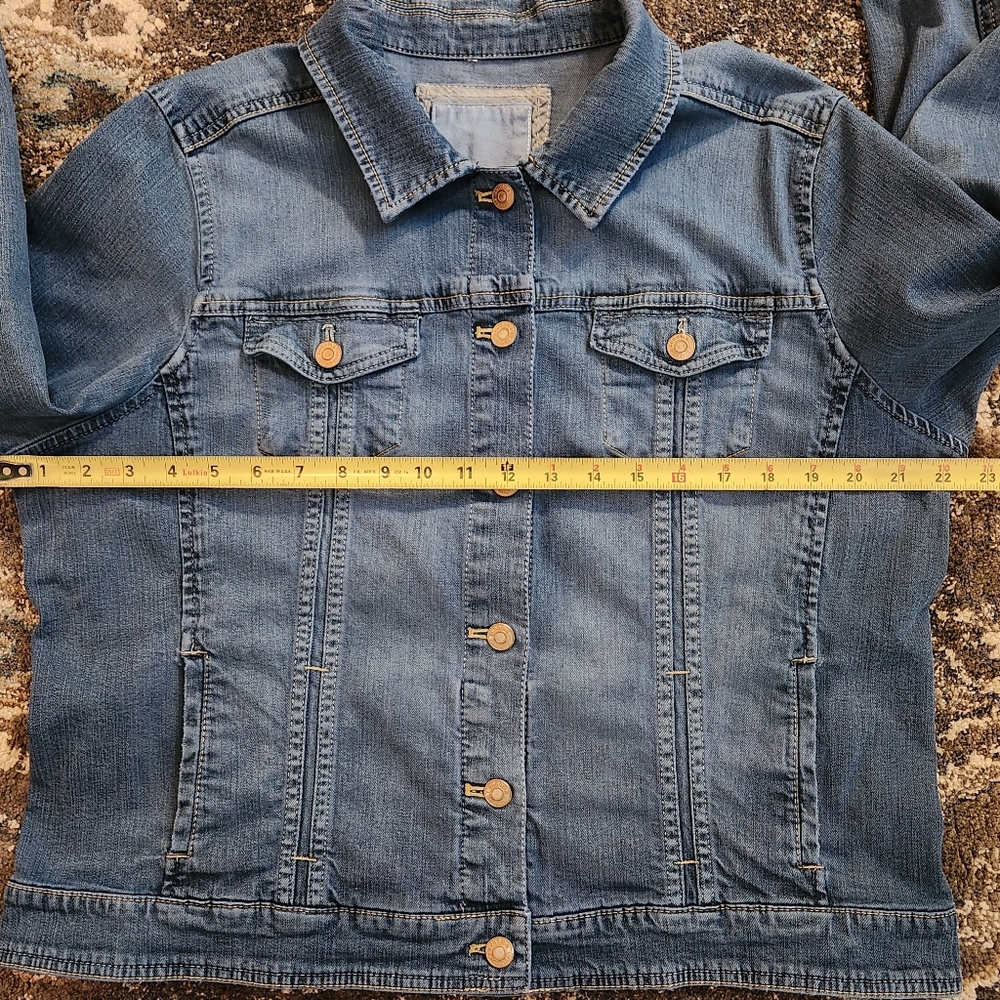 Sonoma Blue Denim Jacket with Button Front -XL - Picture 8 of 11